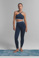 Dash and Stars Legging bleu CONFORT SANS COUTURE. Collaboration spéciale @ffitcoco bleu