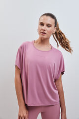 Dash and Stars T-shirt &agrave; manches courtes en modal rose rose