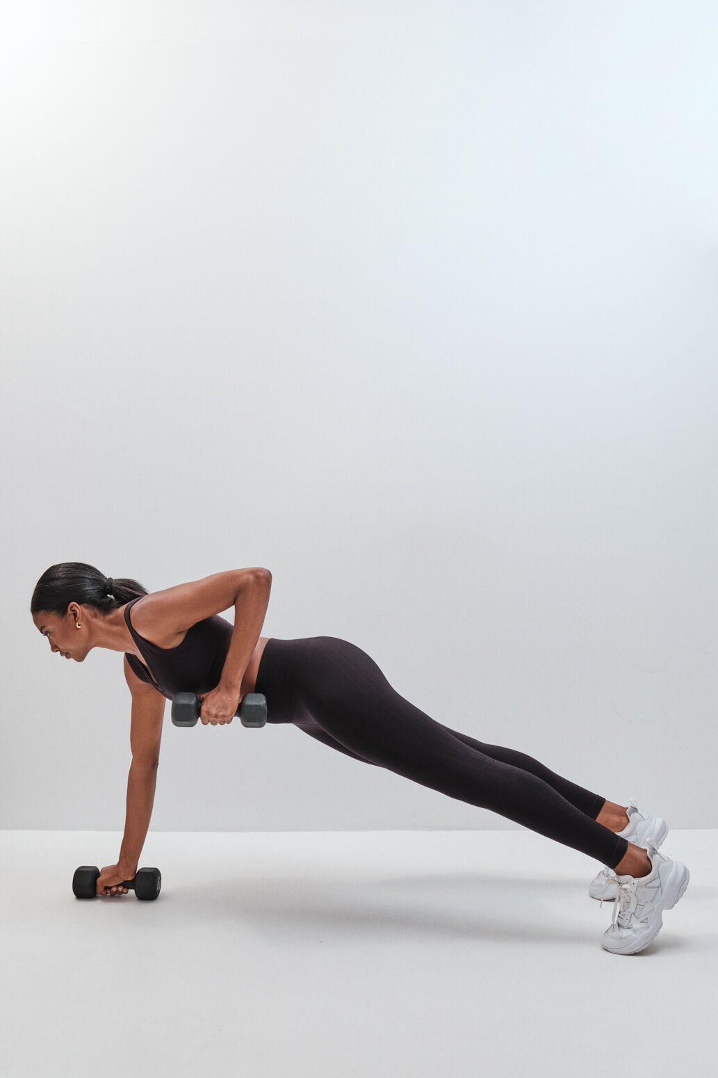 Dash and Stars Black long seamless leggings SEAMLESS COMFORT