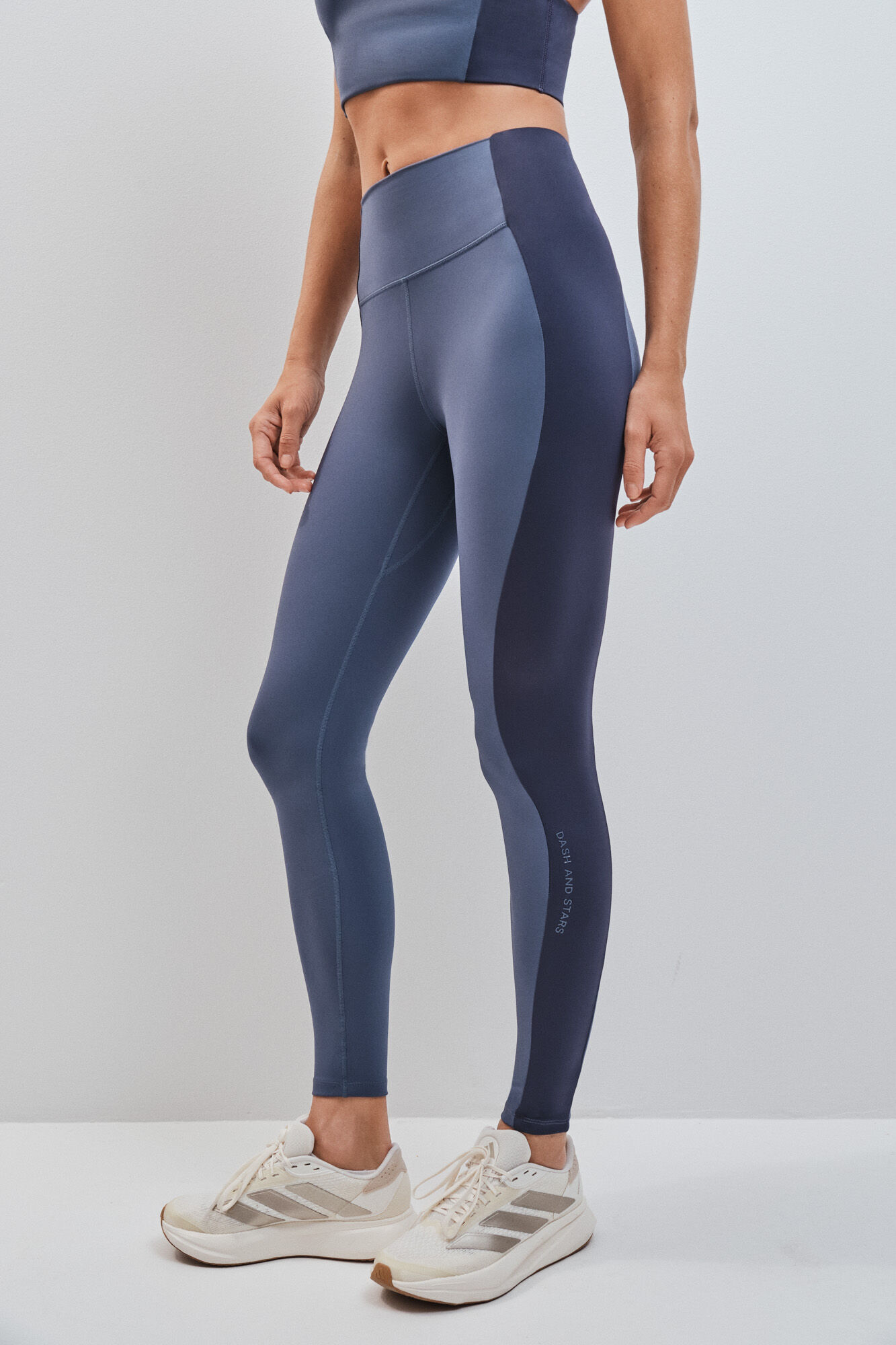 Dash and Stars Dark blue 4D STRETCH long leggings