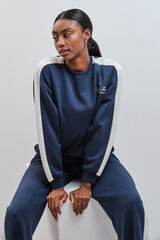 Dash and Stars Sudadera manga larga tacto suave azul azul