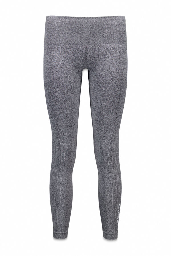 Dash and Stars SEAMLESS COMFORT gray ankle leggings grey