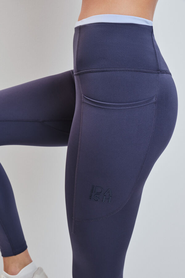 Dash and Stars Tamno sive 4D STRETCH helanke grey