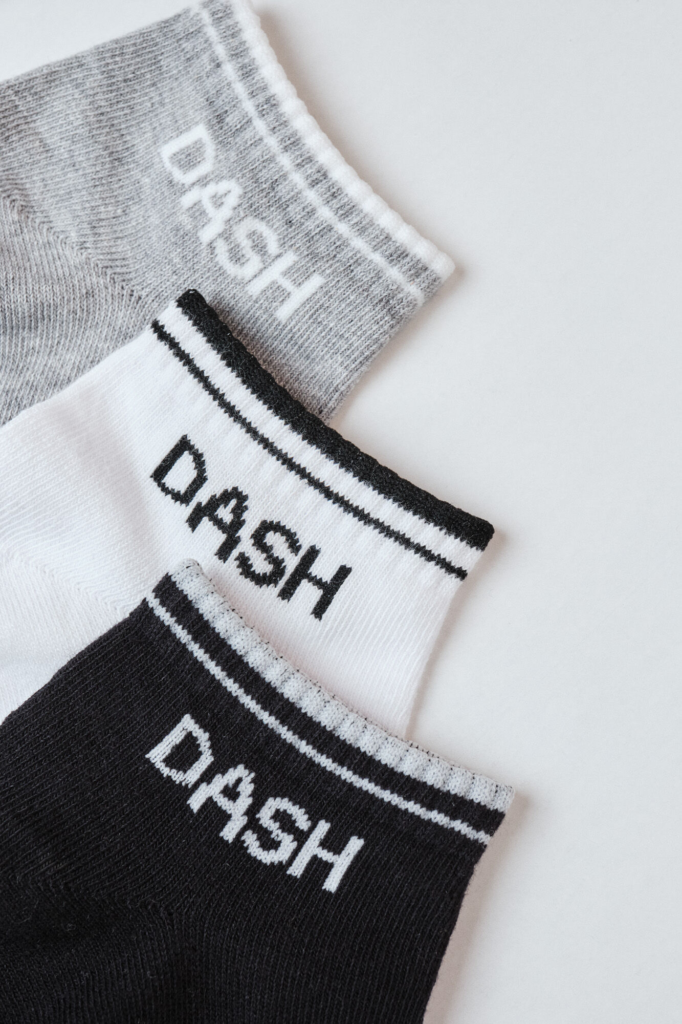 Dash and Stars 3-pack cotton short socks