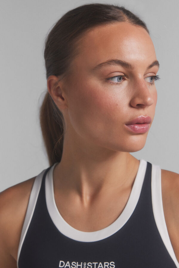 Dash and Stars 4D STRETCH fekete sportmelltart&oacute; fekete