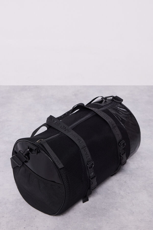 Dash and Stars Crna sportska torba u kuglačkom stilu black