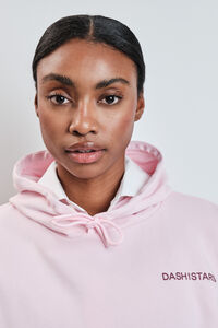 Dash and Stars Roze pamučni duks od pli&scaron;a