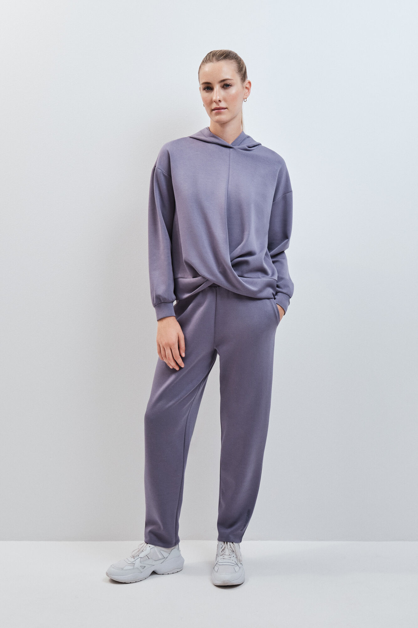 Dash and Stars Blue soft touch jogger long trousers