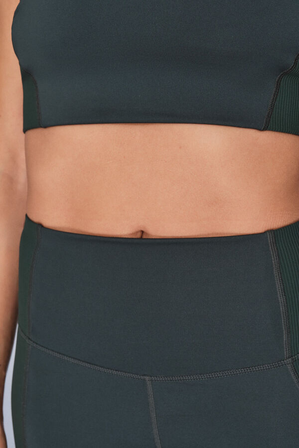 Dash and Stars 4D STRETCH green cycling leggings green