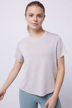 Dash and Stars Beige modal T-shirt nude