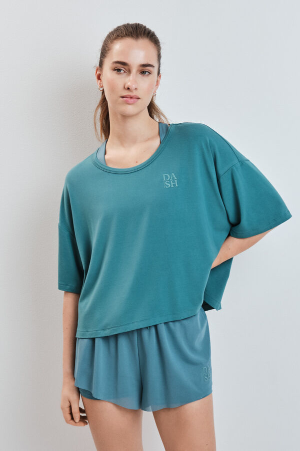 Dash and Stars Green Koszulka z kr&oacute;tkim rękawem bardzo miękka green