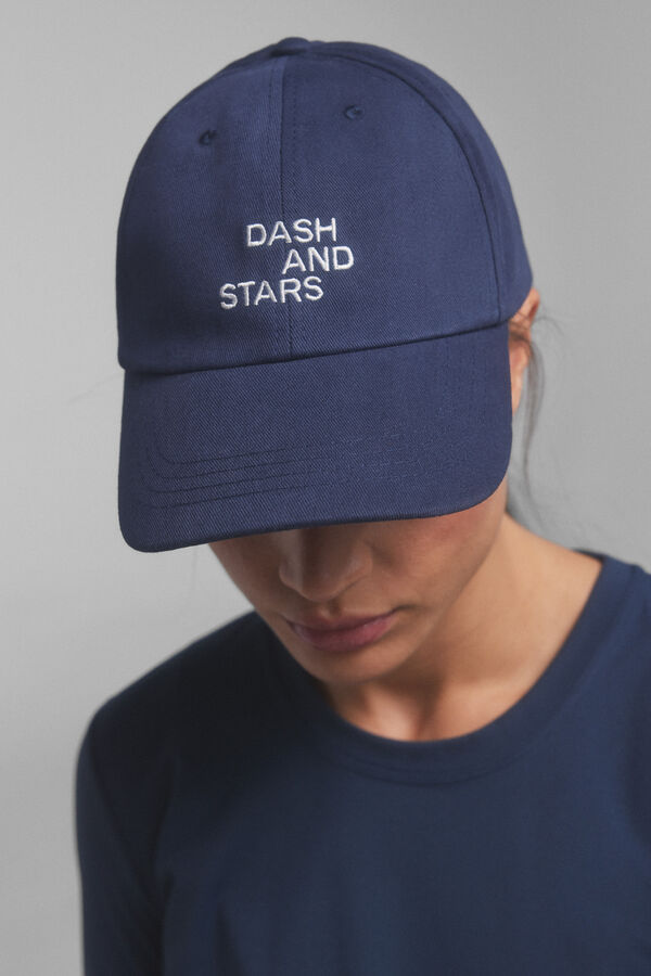 Dash and Stars Gorra azul logo bordado. Special colab @ffitcoco azul