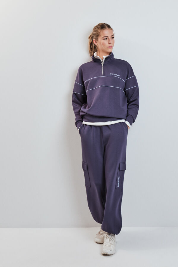 Dash and Stars Grey wide leg trousers grey