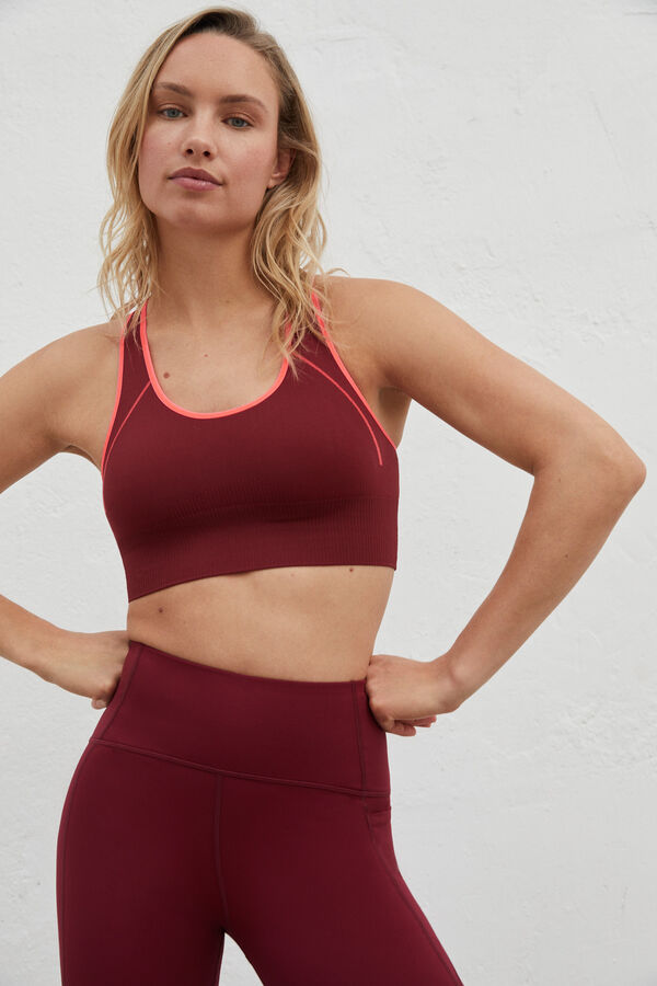 Dash and Stars Top deportivo reversible Seamless Rot