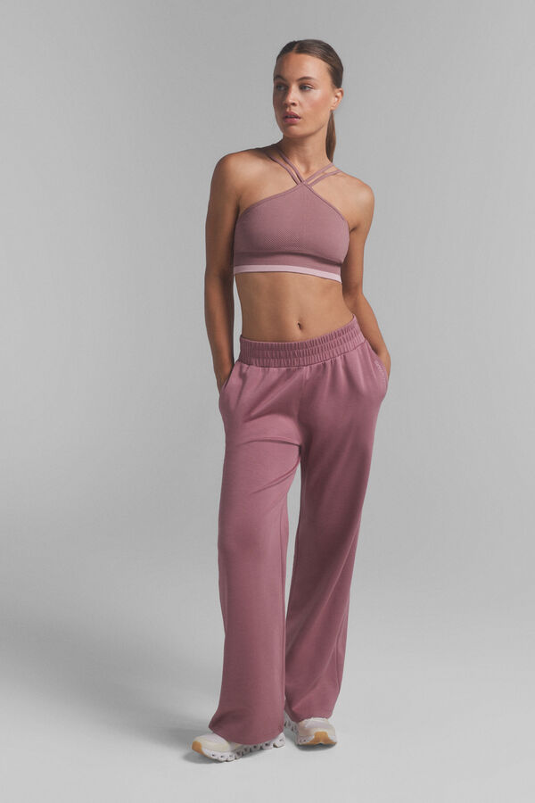 Dash and Stars Pantalon de jogging doux rose. Collaboration spéciale @ffitcoco rose