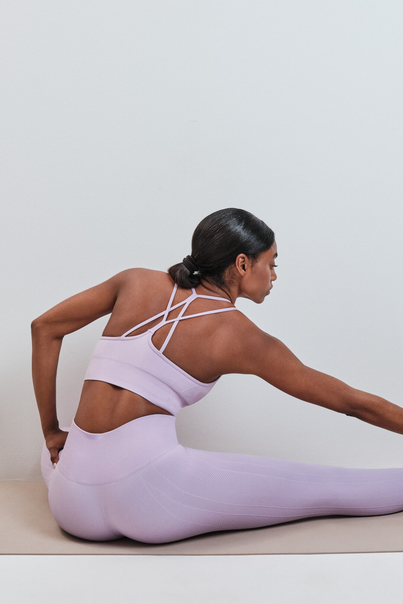 Dash and Stars Lilac sports bra SEAMLESS COMFORT