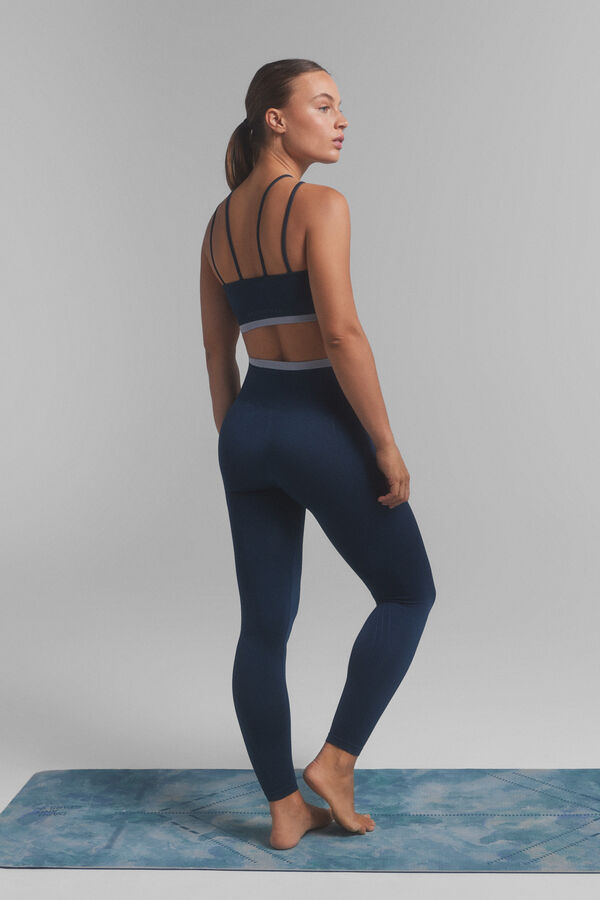 Dash and Stars SEAMLESS COMFORT leggings blue. Special collaboration @ffitcoco blue