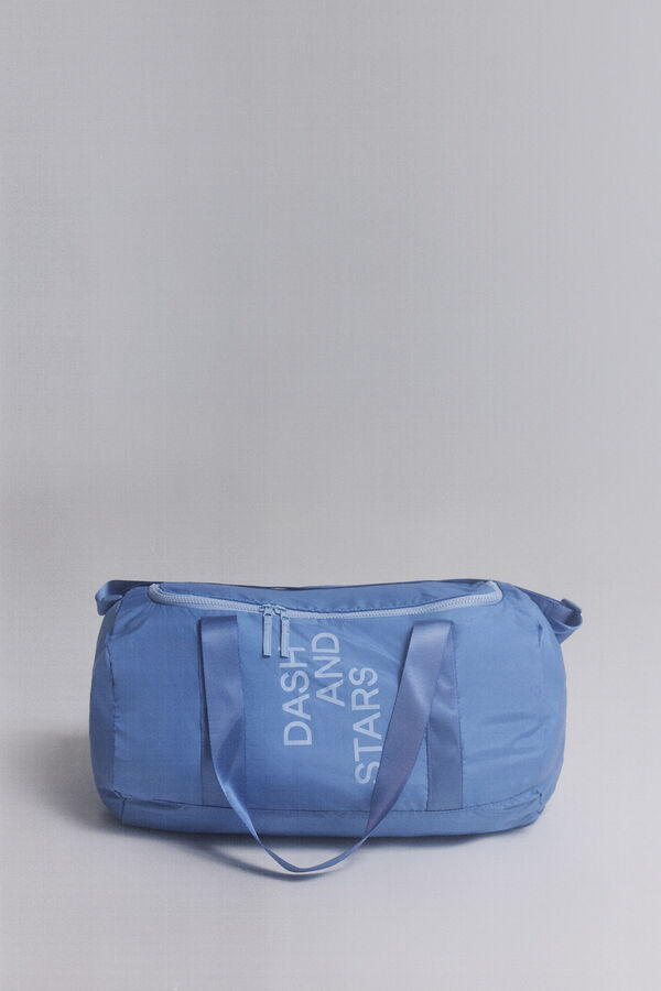 Dash and Stars Sac multiusage pliable nylon bleu bleu