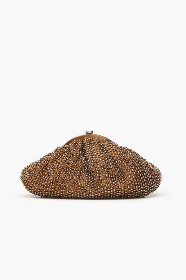 Hoss Intropia Nelsa. Beaded clutch bag Gold