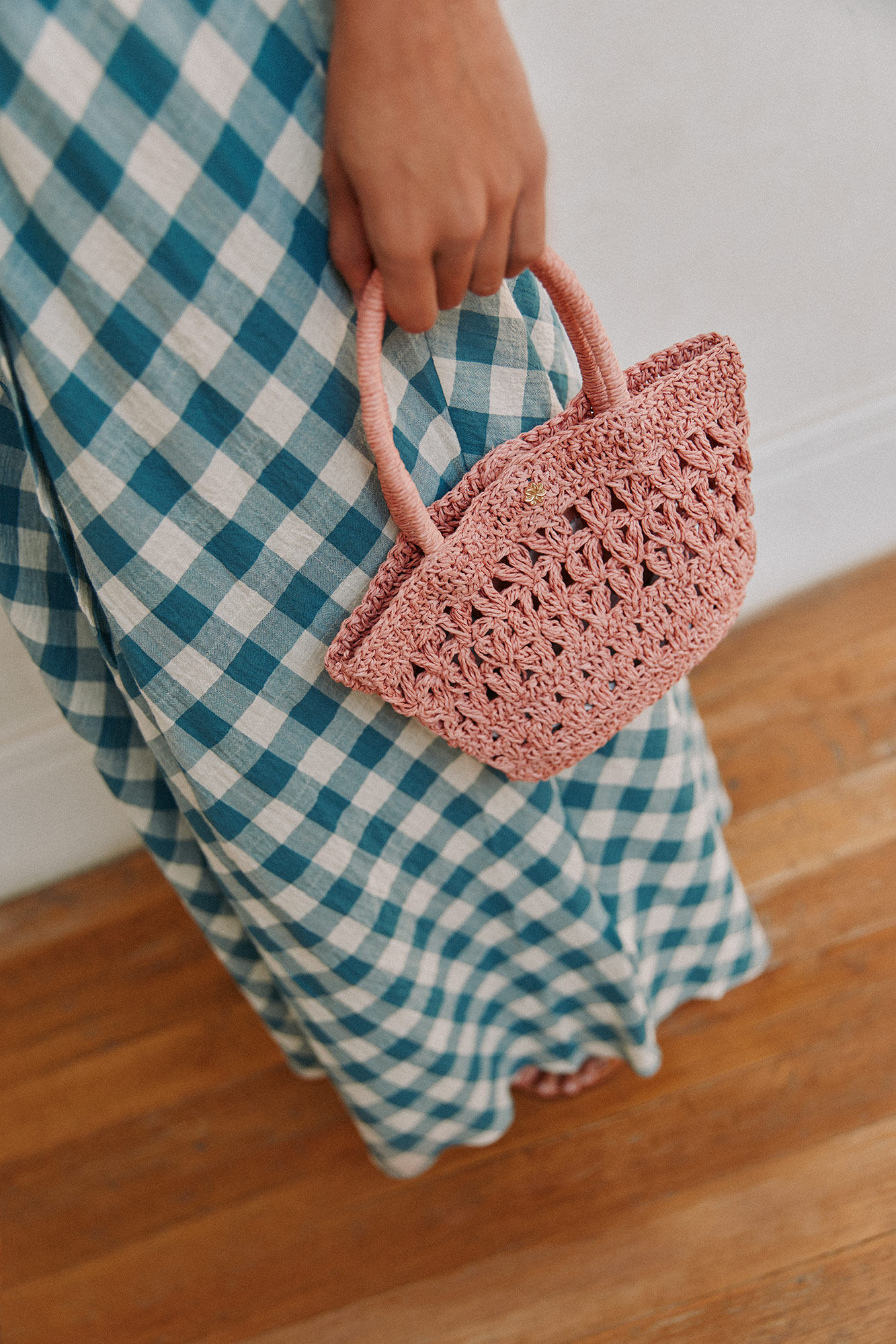 Hoss Intropia Nunile. Mini bolso fibras naturales