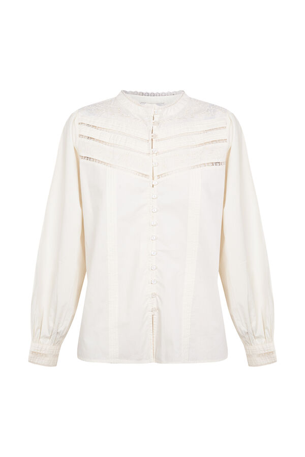 Hoss Intropia Romantic blouse Catherine Beige