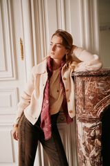 Hoss Intropia Nicole. Cachecol estampado em l&atilde; Granada