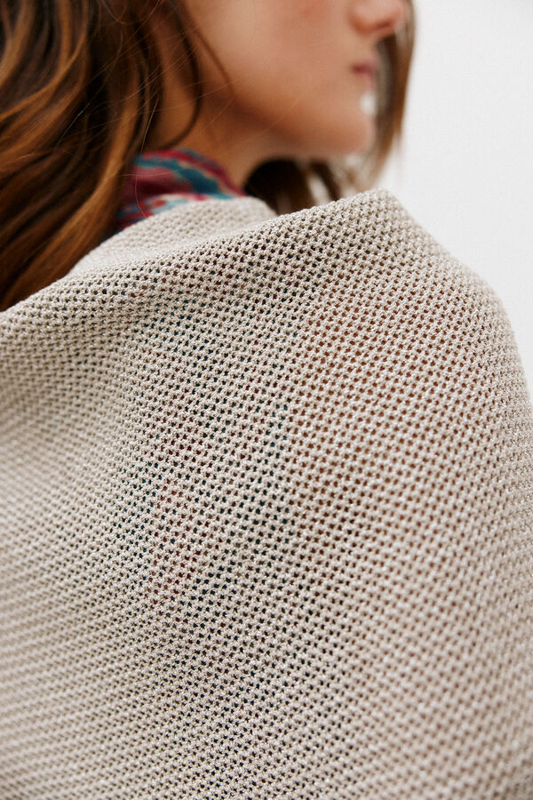 Hoss Intropia Natalia. Capa de malha Beige