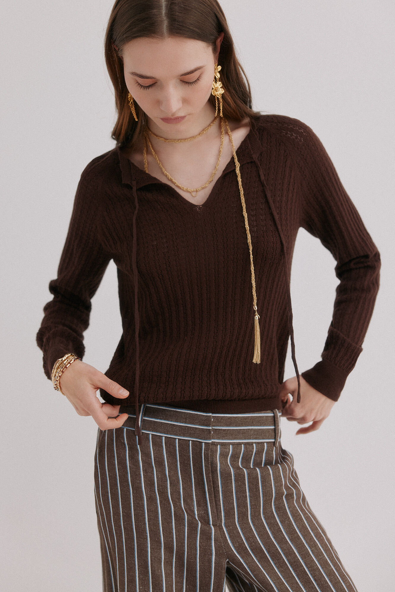 Hoss Intropia Imala. Jersey calado