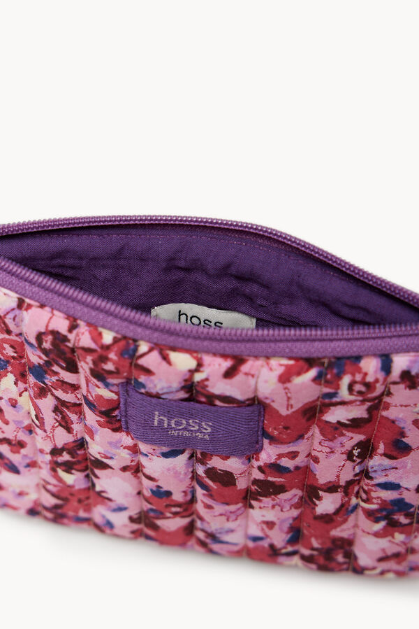 Hoss Intropia Miel. Printed cotton wallet Pink