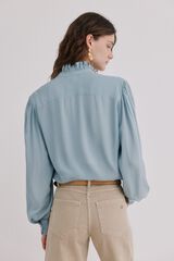 Hoss Intropia Carlota. Blusa rom&acirc;ntica Azul