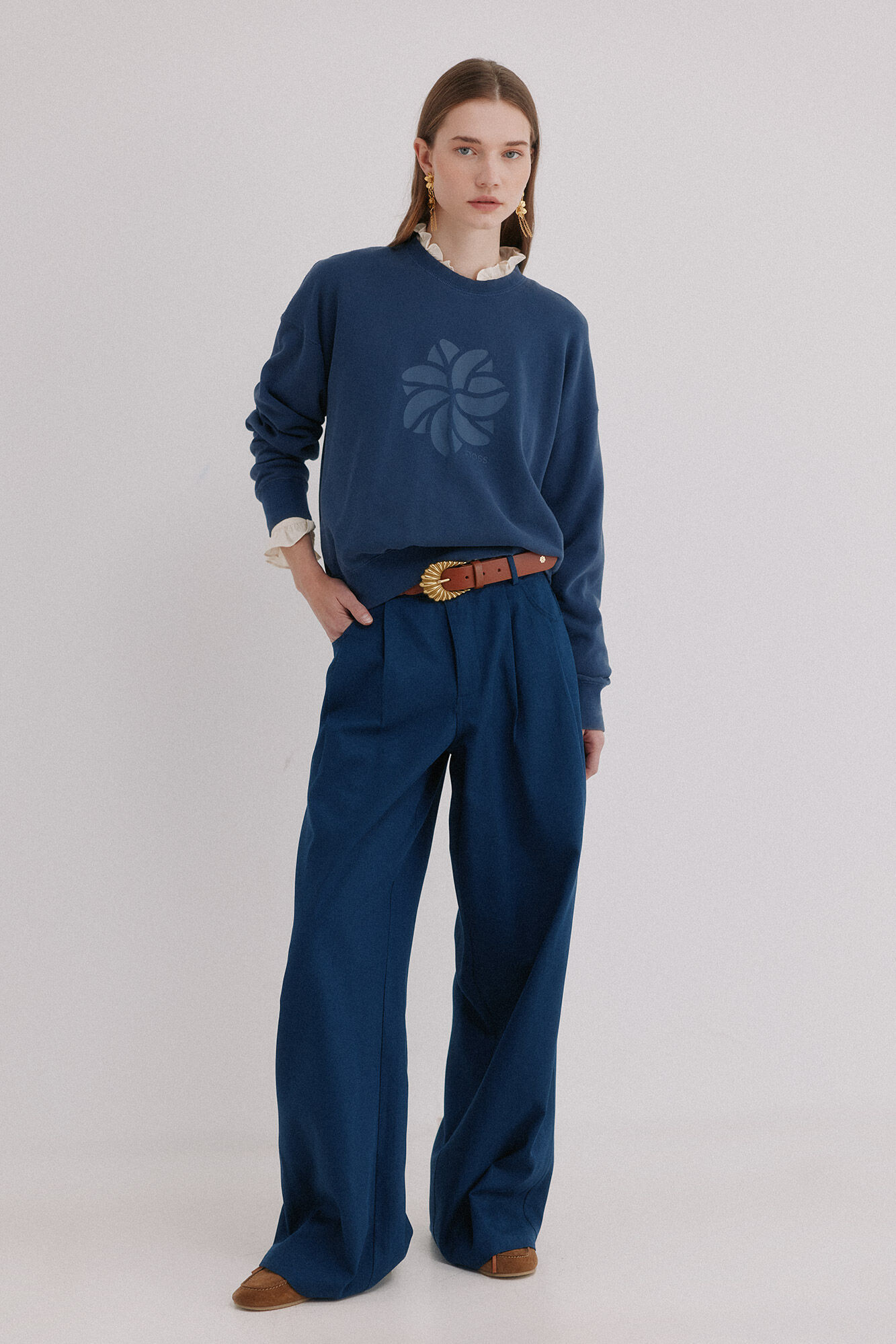Hoss Intropia M&oacute;nica. Sudadera lavada