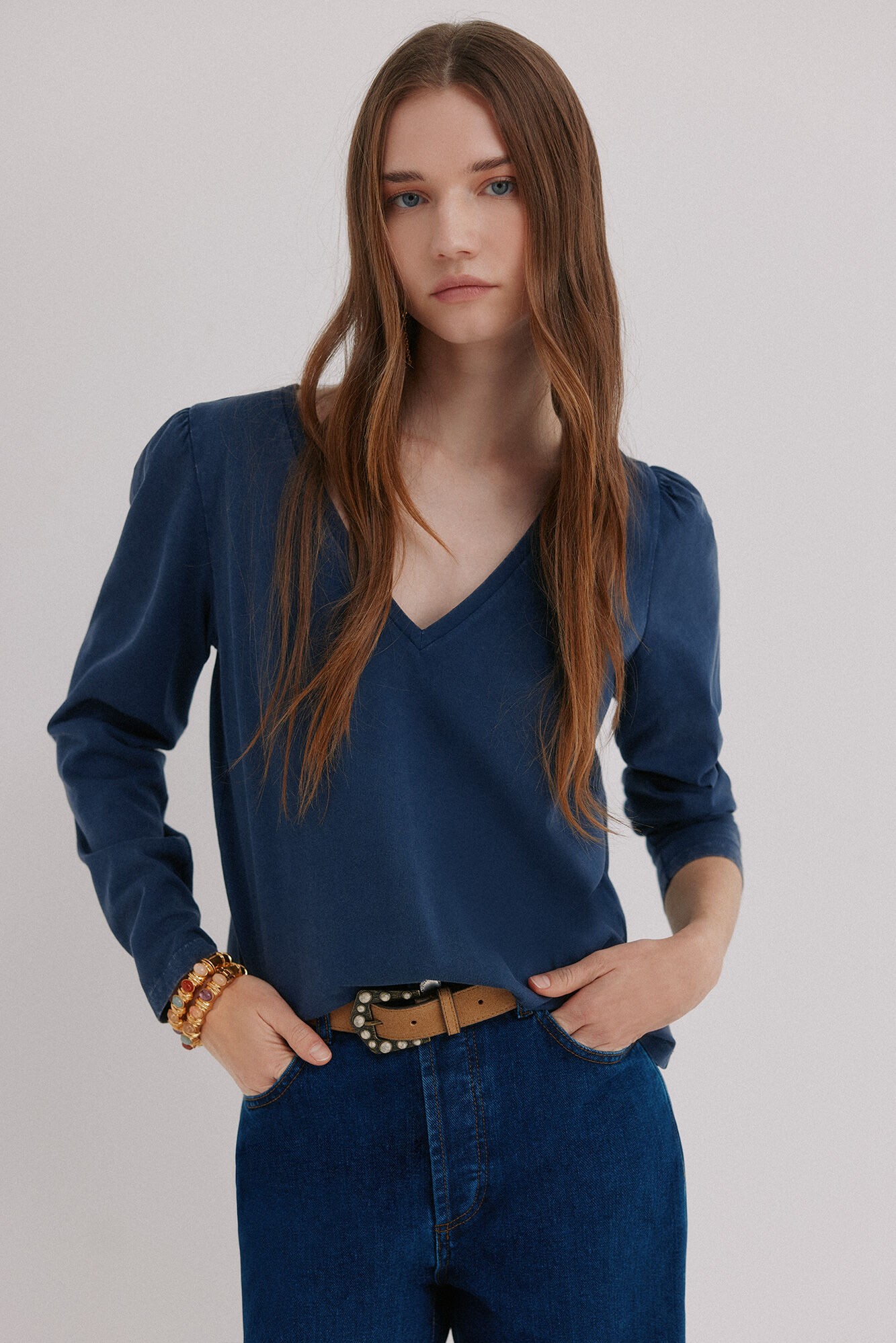 Hoss Intropia Mabel. Camiseta efecto lavado