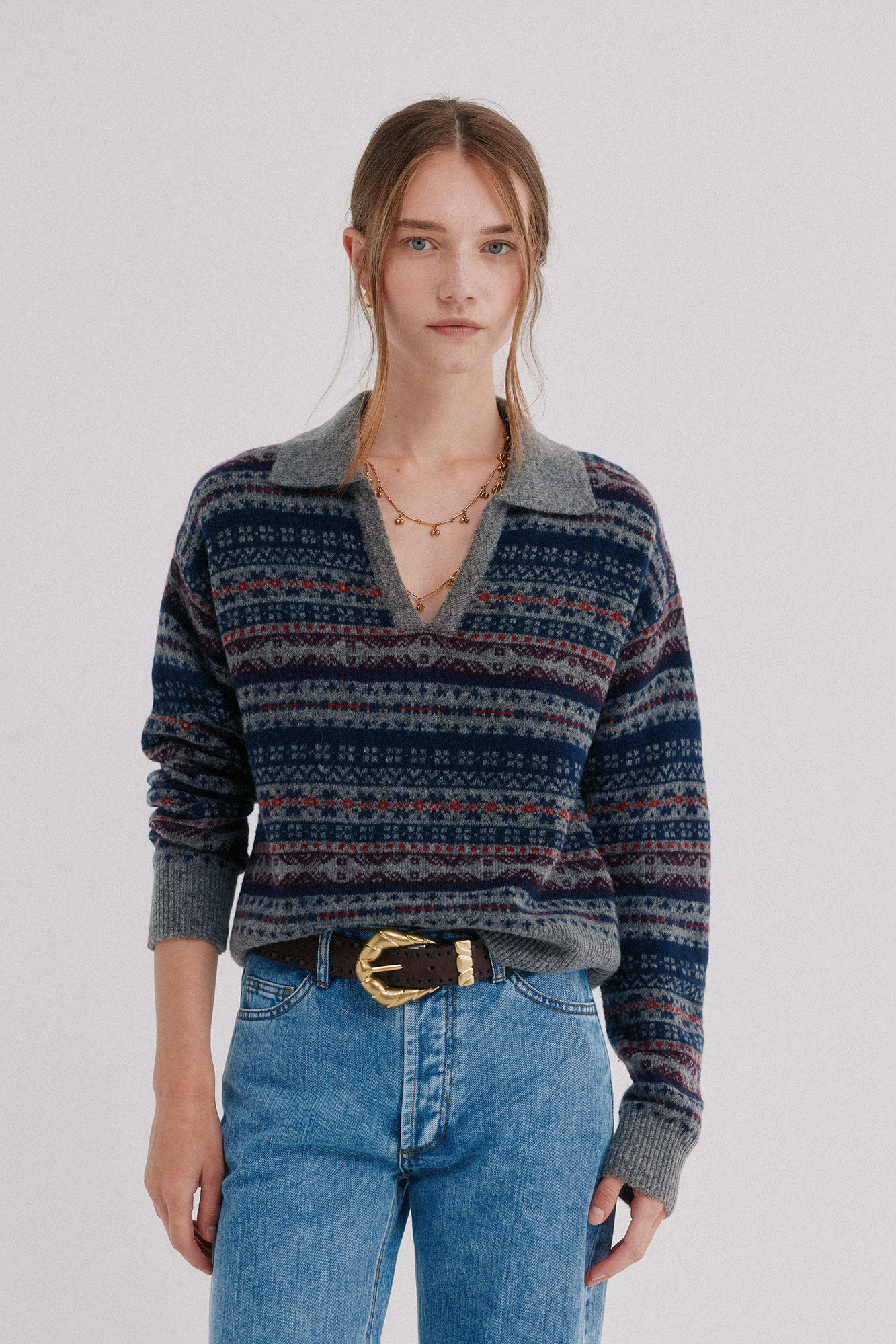 Hoss Intropia Irma. Jersey etnico