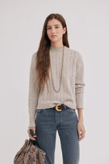 Hoss Intropia Ianthe. Camisola de malha Ecru