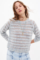 Hoss Intropia Selina. Jersey de punto calado Blue