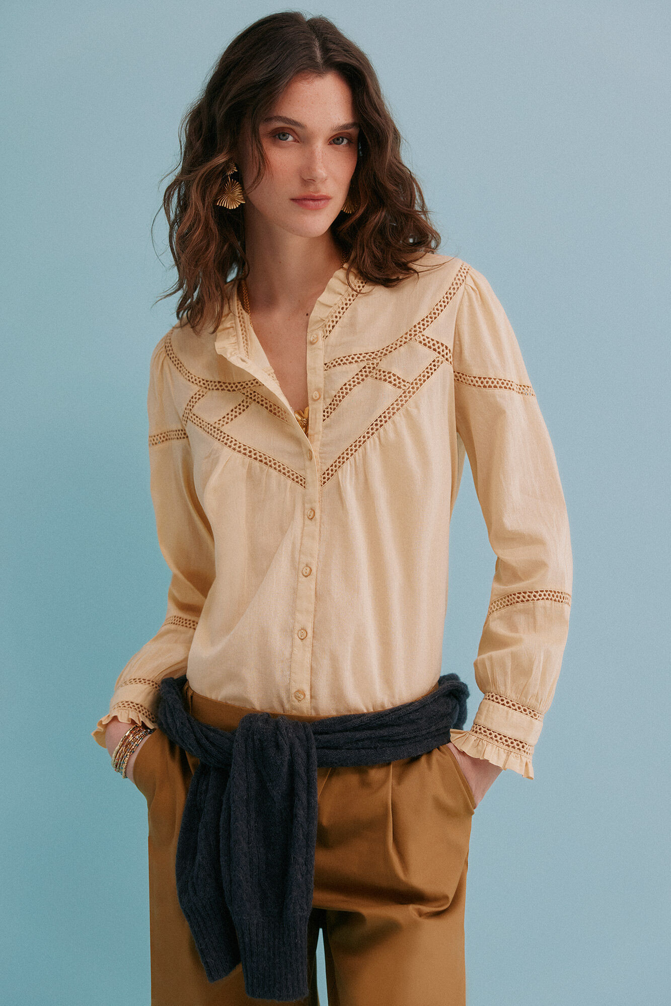 Hoss Intropia Chiara. Blusa rom&aacute;ntica