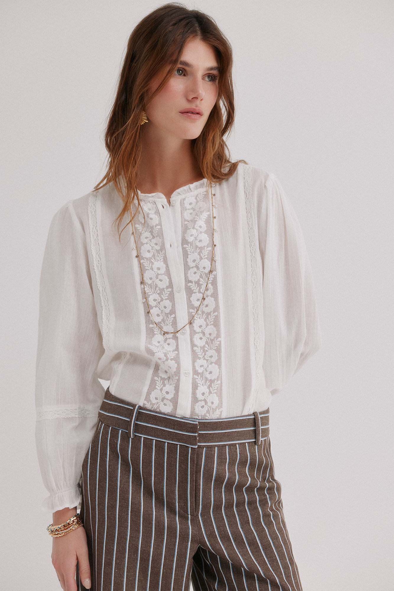 Hoss Intropia Caridad. Blusa rom&acirc;ntica