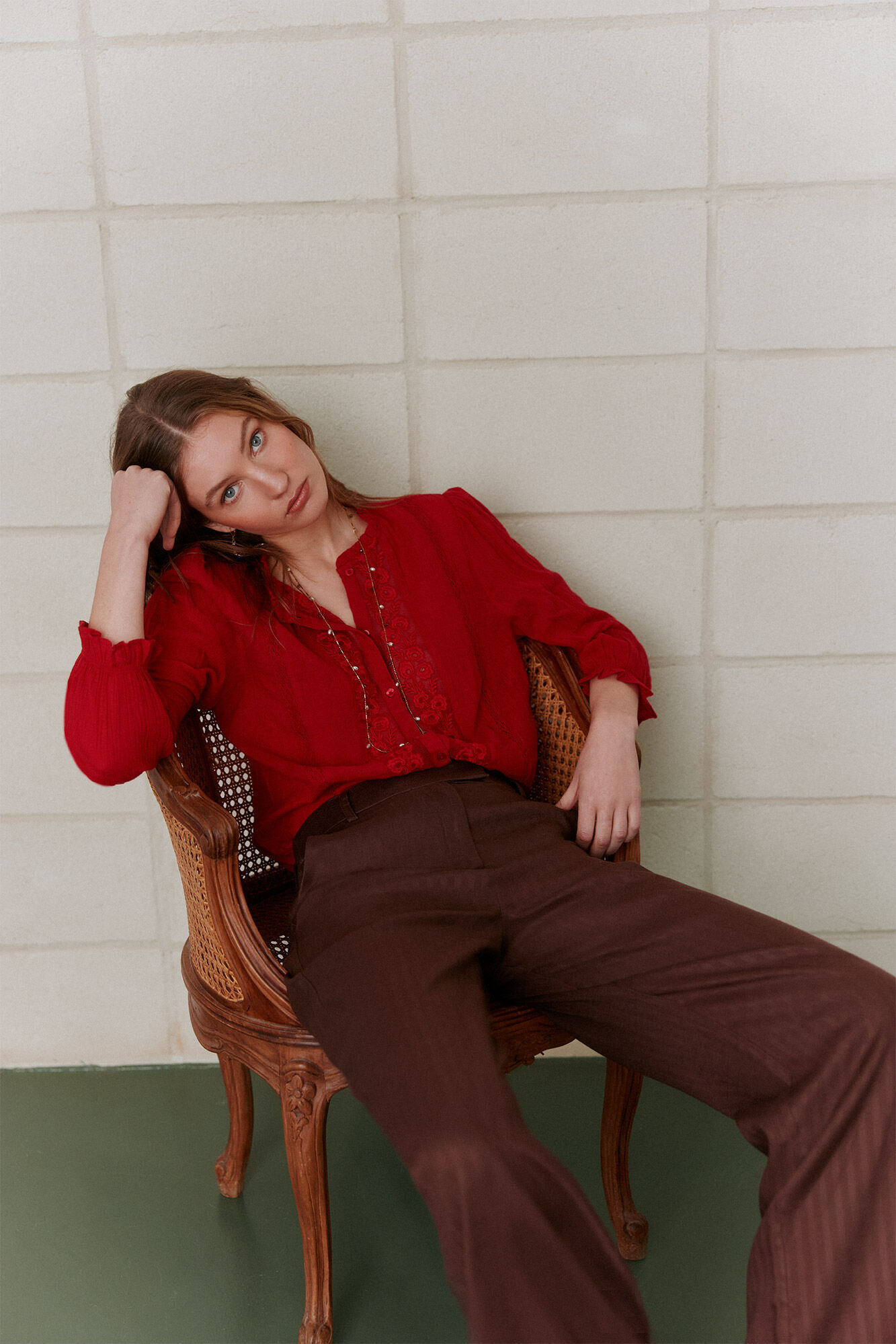 Hoss Intropia Caridad. Blusa rom&acirc;ntica