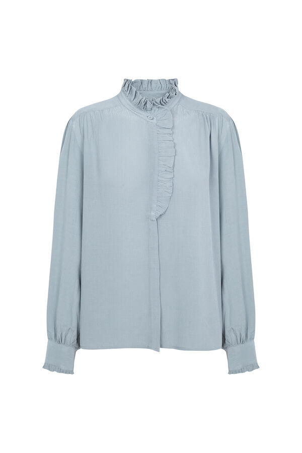 Hoss Intropia Carlota. Blusa rom&acirc;ntica Azul