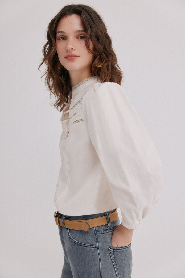 Hoss Intropia Romantic blouse Catherine Beige