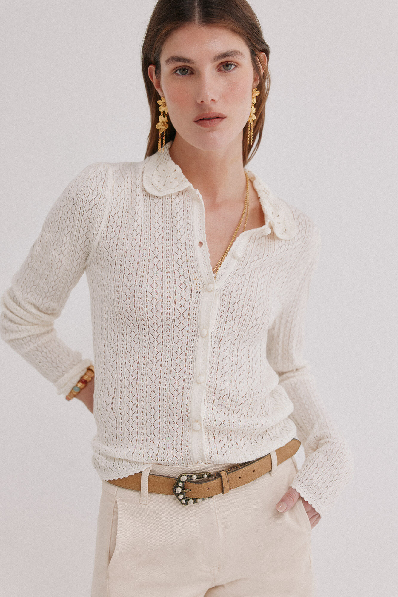 Hoss Intropia Isabel. Top vazado