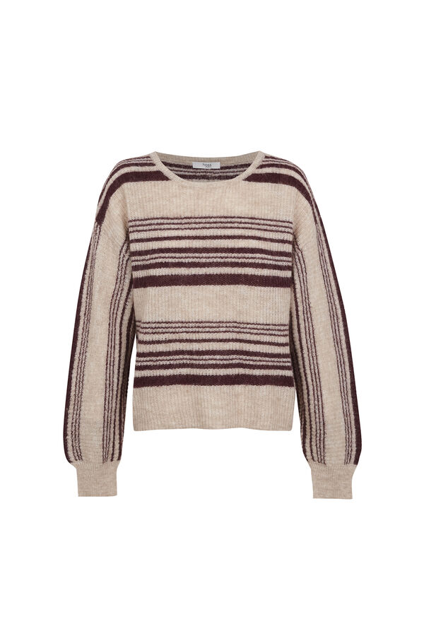 Hoss Intropia Imma.Camisola riscas Khaki