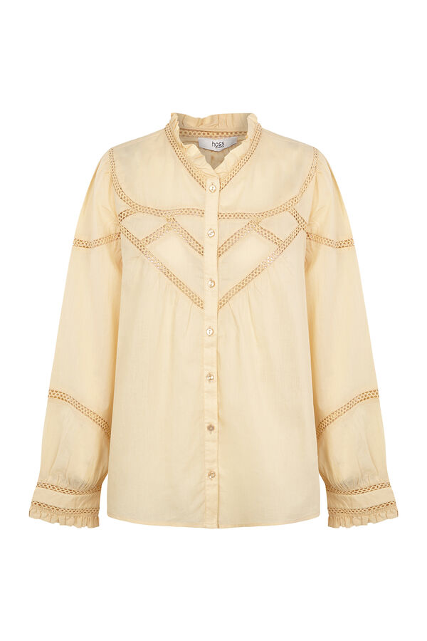 Hoss Intropia Chiara. Blusa rom&aacute;ntica Amarillo