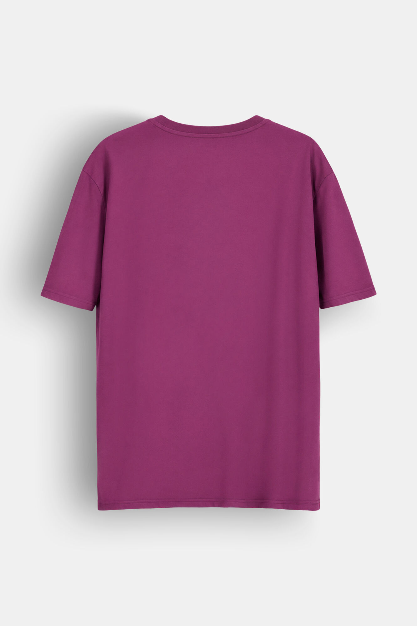 OOTO Camiseta b&aacute;sica lavada con estampado
