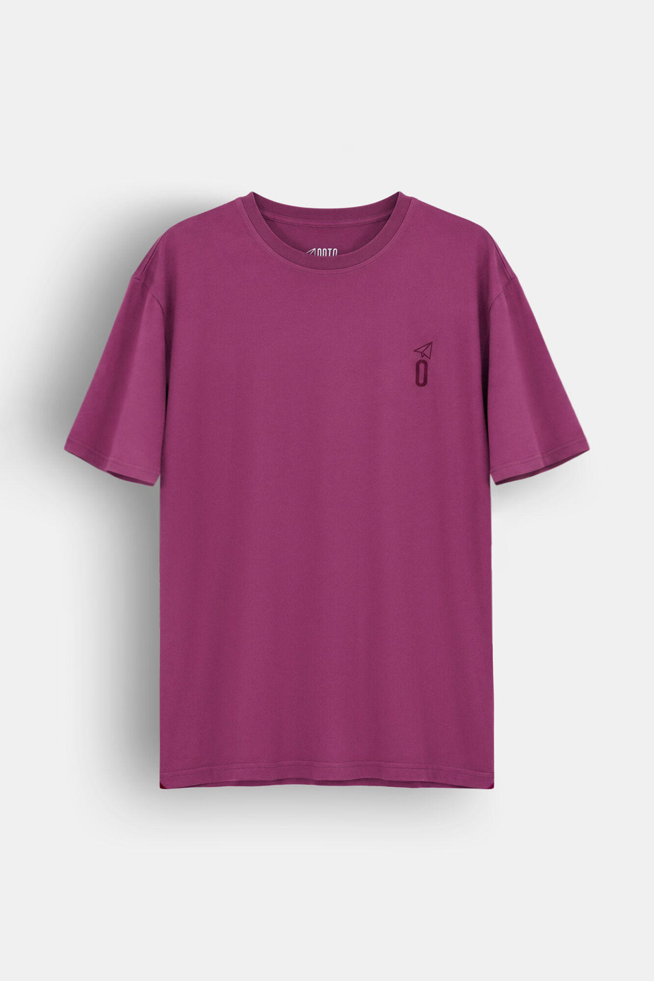 OOTO Camiseta b&aacute;sica lavada con estampado