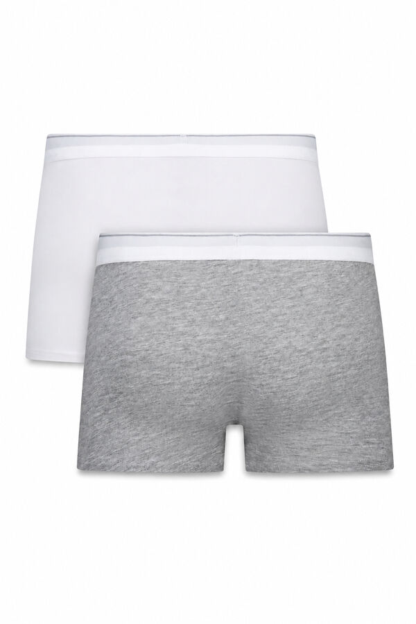 Pedro del Hierro Pack 2 boxer de malha Branco