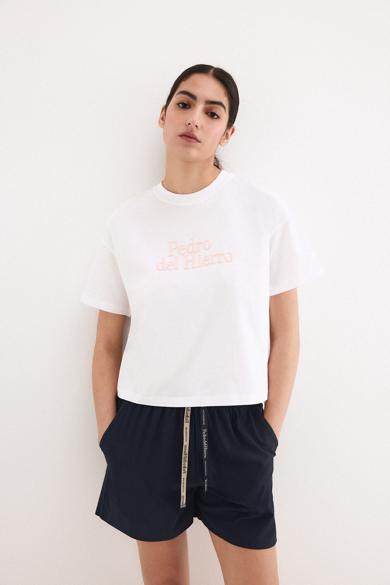 Pedro del Hierro Camiseta oversize activewear logo
