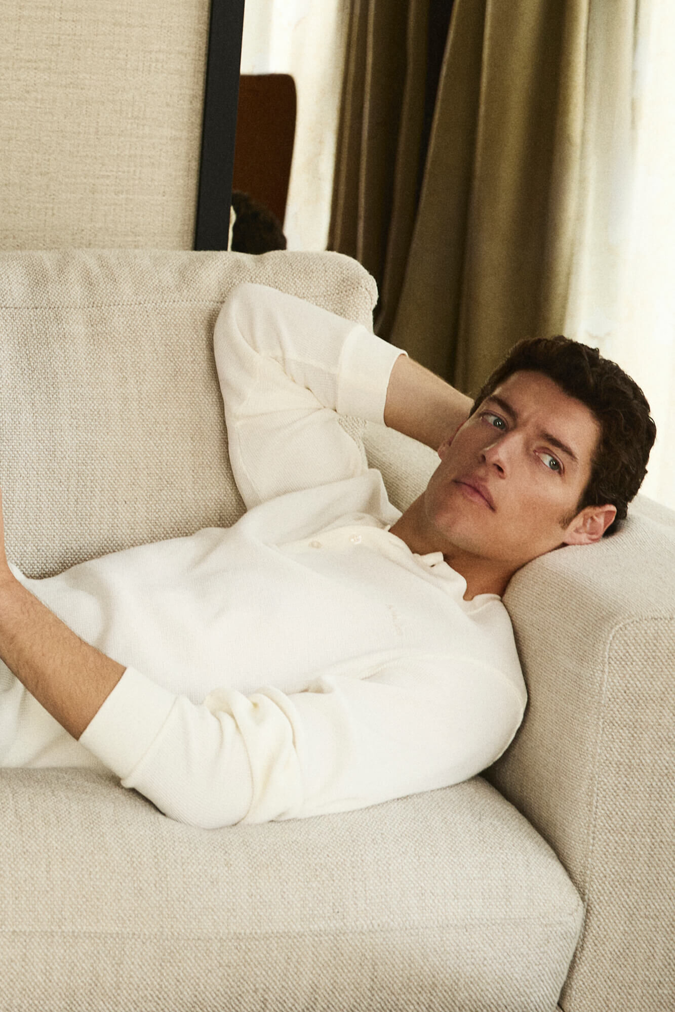 Pedro del Hierro Camiseta waffle de algod&oacute;n espa&ntilde;ol