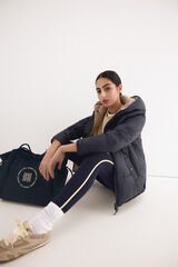 Pedro del Hierro Parka revers&iacute;vel com capuz Azul
