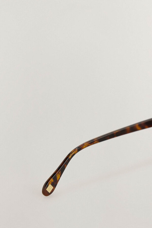 Pedro del Hierro Hexagonal Sunglasses Brown